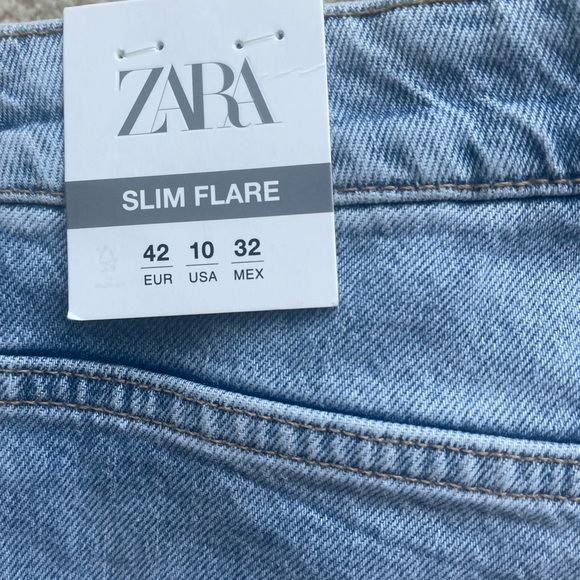NEW ZARA JEANS - Zara Jeans Slim Flare - Picture 4 of 6